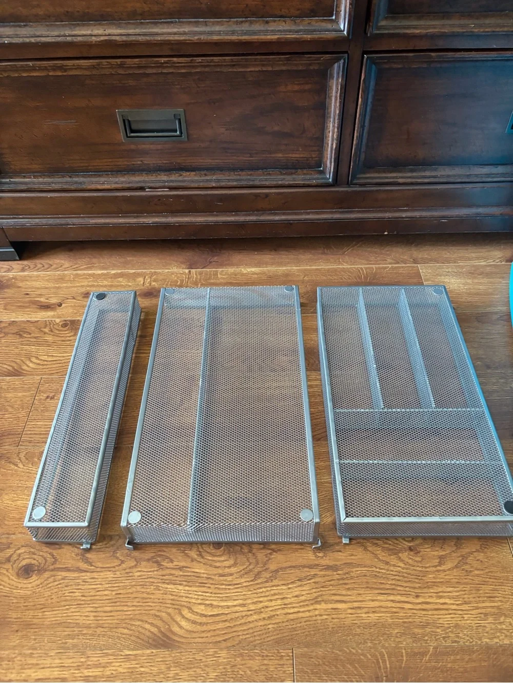 Metal Mesh Drawer Organizer Set